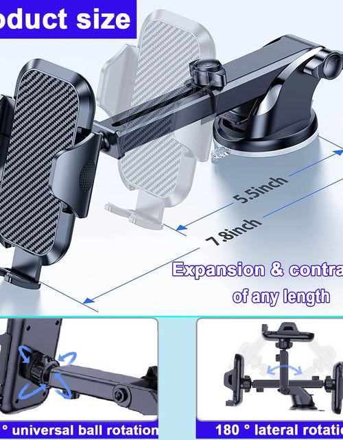 Load image into Gallery viewer, Soporte De Smartphone Para Auto, Soporte De Smartphone Para Auto Con Clip De Ventilación De Aire Para Auto, Soporte Universal De Celular De Brazo Largo, Soportes De Smartphone Para Auto Para Todos Los Smartphones
