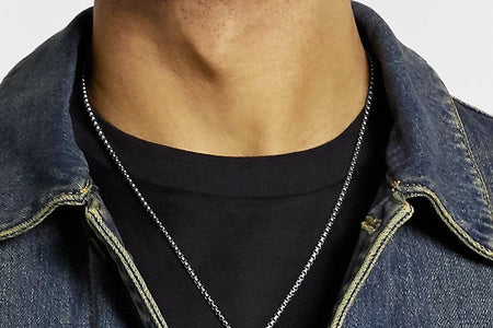 Cross Necklace for Men Stainless Steel Dog Tag Bible Verse Black Pendant Chain Christmas Jewelry Gifts for Son