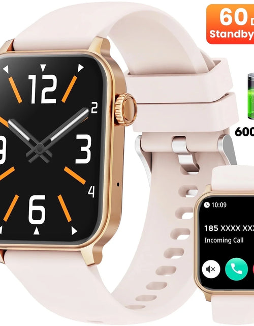 Load image into Gallery viewer, Reloj Inteligente Con Batería Extra Grande De 46 Mm, (Responder Hacer Llamadas/Tiempo De Espera 60 Días/120+ Modo Deportivo) Compatible Con Dispositivos Android Y Iphone, Regalo Perfecto (Rosa)

