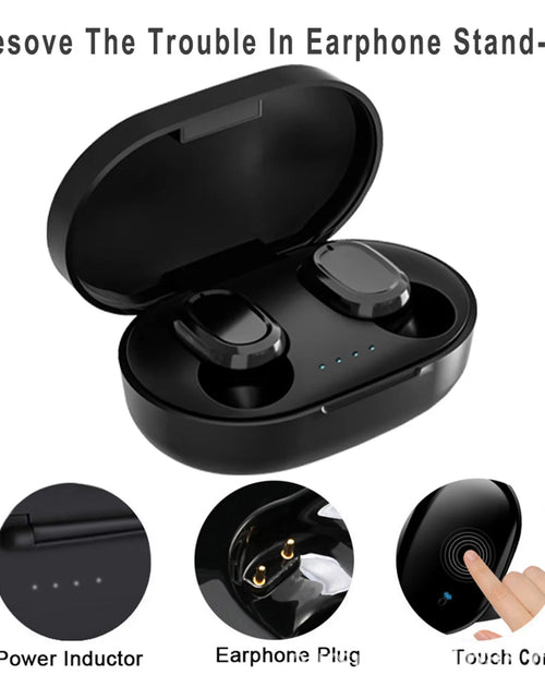 Load image into Gallery viewer, Bluetooth Earbuds Wireless Earbuds,Bluetooth 5.2 Headphones with Charging Case, Bluetooth Headphones with Mics, Fingerprint Control, Power Display,For Sports/Working on Clearance
