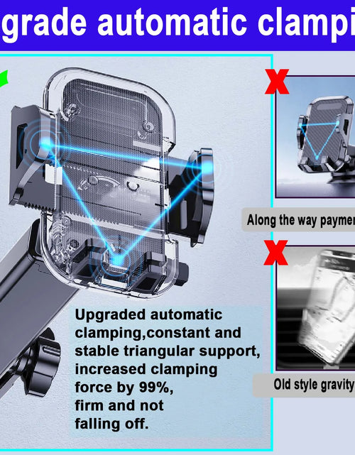 Load image into Gallery viewer, Soporte De Smartphone Para Auto, Soporte De Smartphone Para Auto Con Clip De Ventilación De Aire Para Auto, Soporte Universal De Celular De Brazo Largo, Soportes De Smartphone Para Auto Para Todos Los Smartphones
