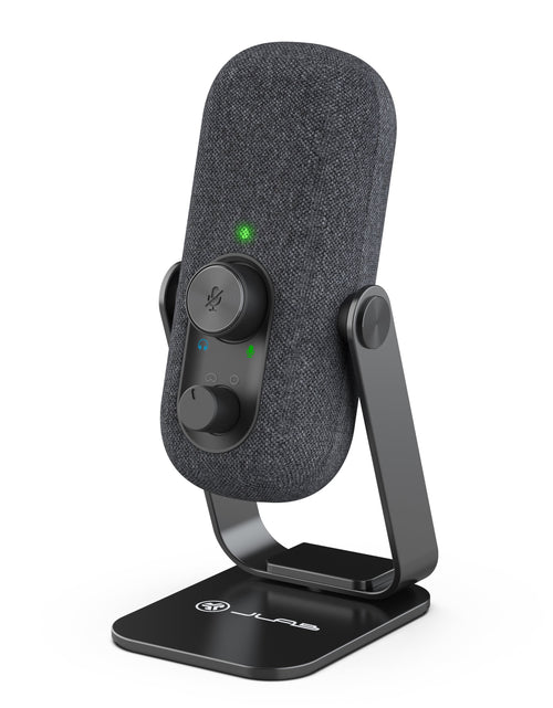 Load image into Gallery viewer, Audio GO Talk USB Desktop Microphone | Dual Condensers | 96Khz/24Bit Sampling Rate | Compact Design | Studio Quality Recordings and Broadcasts
