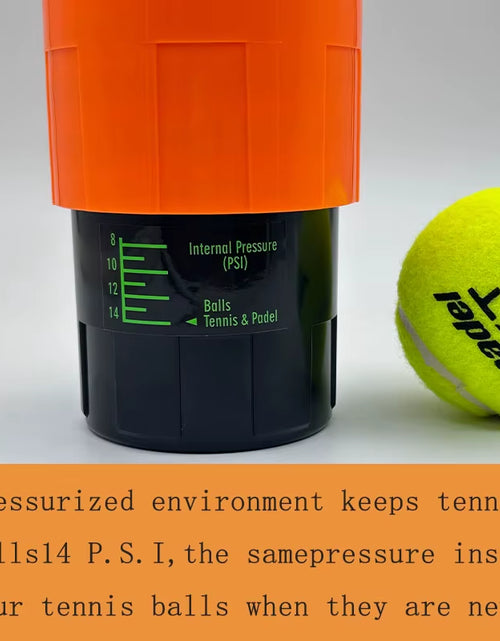 Load image into Gallery viewer, Tennis Ball Pressure Maintain Repair Container for Beach Tennis Ball Shape Restore Bounce Ball Protect Pressurizer Saver 2024
