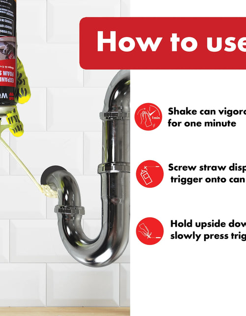 Load image into Gallery viewer, 12Oz Expanding Foam Sealant for Gaps and Cracks up to 1 Inch - Insulating Spray Foam
