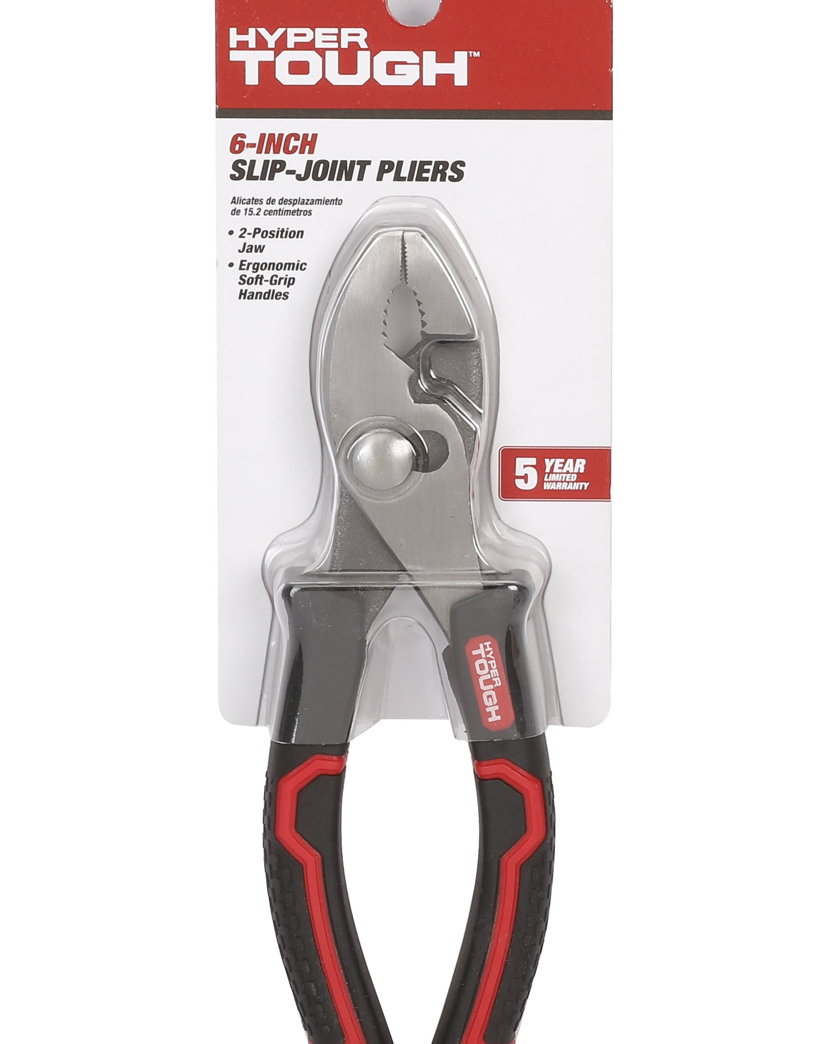 Alicates Estándar De 6", Mango Ergonómico, Mandíbula De 2 Posiciones