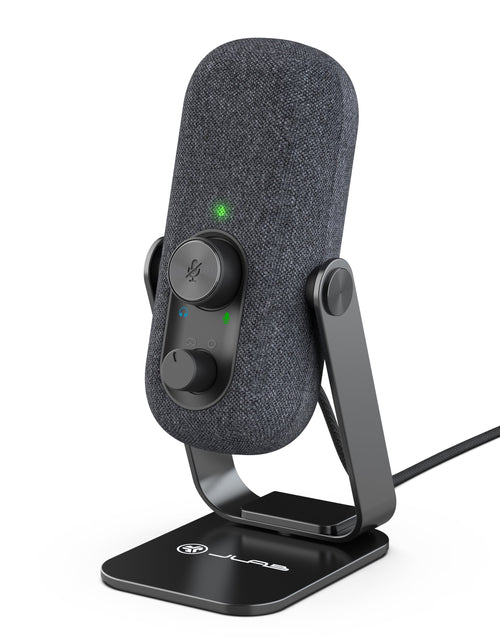 Load image into Gallery viewer, Audio GO Talk USB Desktop Microphone | Dual Condensers | 96Khz/24Bit Sampling Rate | Compact Design | Studio Quality Recordings and Broadcasts
