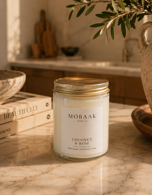 Load image into Gallery viewer, Coconut &amp; Rose Candle
