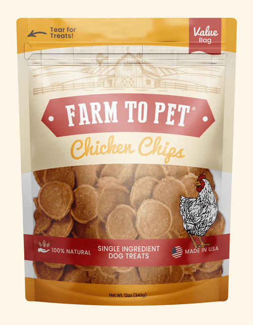 Load image into Gallery viewer, Chicken Chips for Dogs | All-Natural Single-Ingredient Dog Treats

