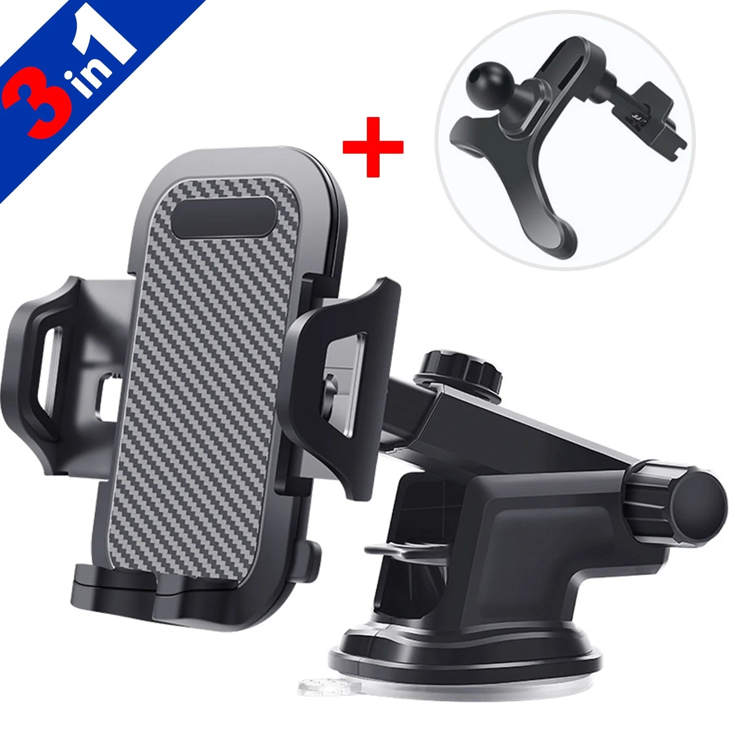 Soporte De Smartphone Para Auto, Soporte De Smartphone Para Auto Con Clip De Ventilación De Aire Para Auto, Soporte Universal De Celular De Brazo Largo, Soportes De Smartphone Para Auto Para Todos Los Smartphones
