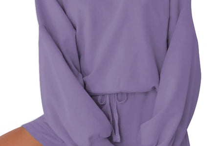 Pajama Sets for Women Two Piece Outfits Long Sleeve Sweatshirts Lounge Sets Casual Tops and Shorts Fall Outfits