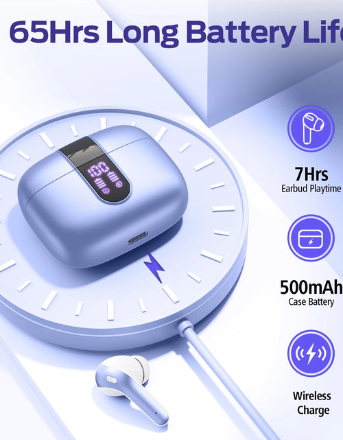 Load image into Gallery viewer, VEATOOL Audífonos Bluetooth True Wireless Earbuds 65H Reproducción Pantalla De Energía Auriculares Con Estuche De Carga Inalámbrica IPX7 a Prueba De Agua Intraaurales Earbuds Con Micrófono Para TV Smartphone Computadora Laptop
