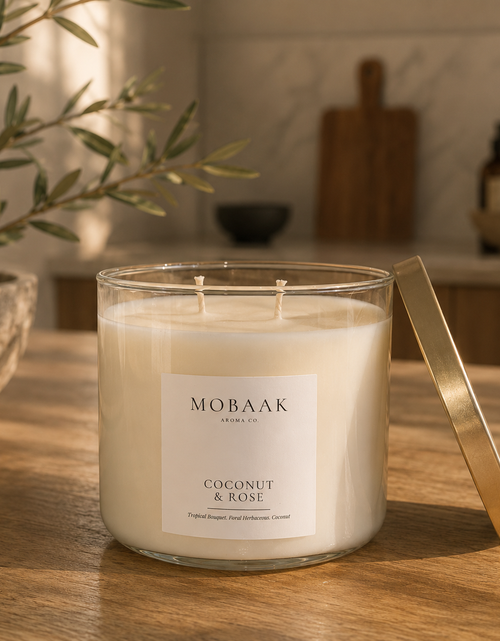 Load image into Gallery viewer, Coconut &amp; Rose Candle
