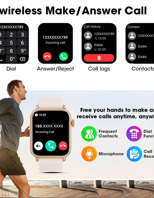 Load image into Gallery viewer, Reloj Inteligente Con Batería Extra Grande De 46 Mm, (Responder Hacer Llamadas/Tiempo De Espera 60 Días/120+ Modo Deportivo) Compatible Con Dispositivos Android Y Iphone, Regalo Perfecto (Rosa)
