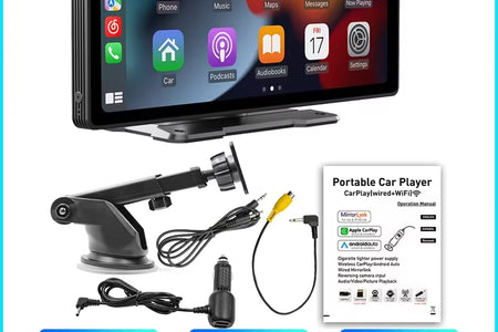 10.26-Inch Wireless Carplay Android Auto Car Portable GPS Navigation Car Display Screen Central Control Screen Radio