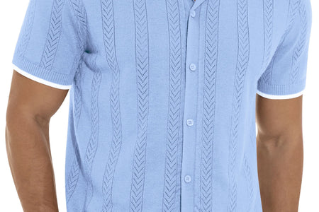 Camisa Casual Con Botones Para Hombre, Ropa Vintage De Manga Corta, Polos De Punto, Camisas De Playa De Verano