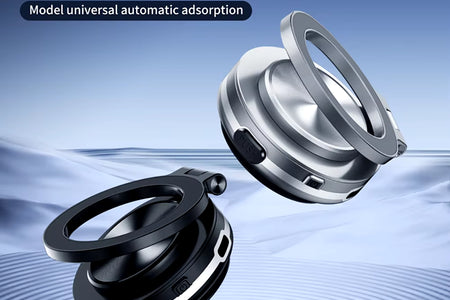 360°Rotatable Car Magnetic Holder Intelligent Vacuum Adsorption Phone Holder Car Mount Windshield Magnetic Car Stable Holder