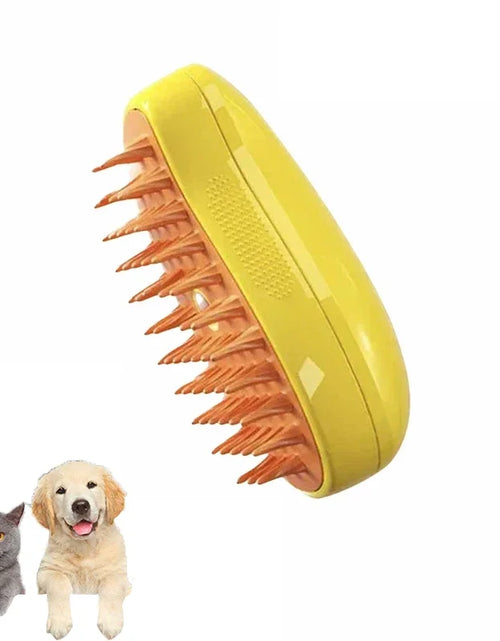 Load image into Gallery viewer, Cat Dog Steamy Brush Steam Brush Electric Sprayer for Massage Pet Grooming Tool Shedding 3 in 1 Electric Sprays Massage Combs
