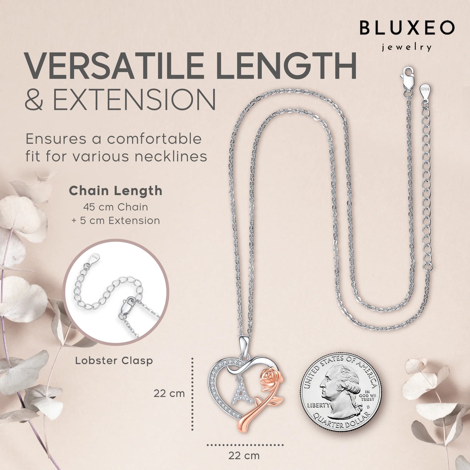 Collar De Plata Esterlina Para Mujer Regalo Para Mamá Esposa De Esposo Día De San Valentín Novia Collar De Corazón De Rosa Para Novia Regalos De Cumpleaños Madre Hija Colgante
